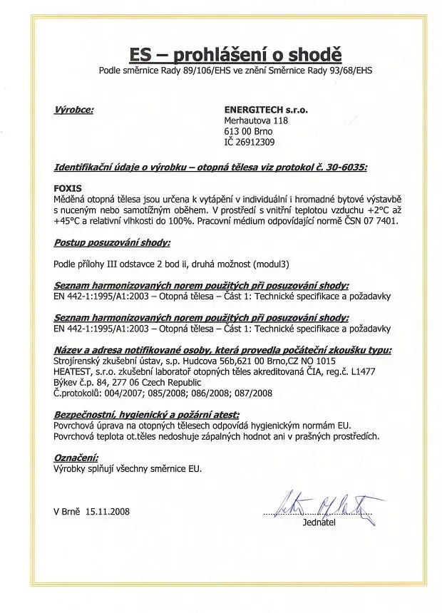 Certifikát 5