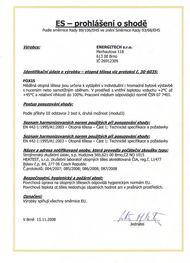 Certifikát 5